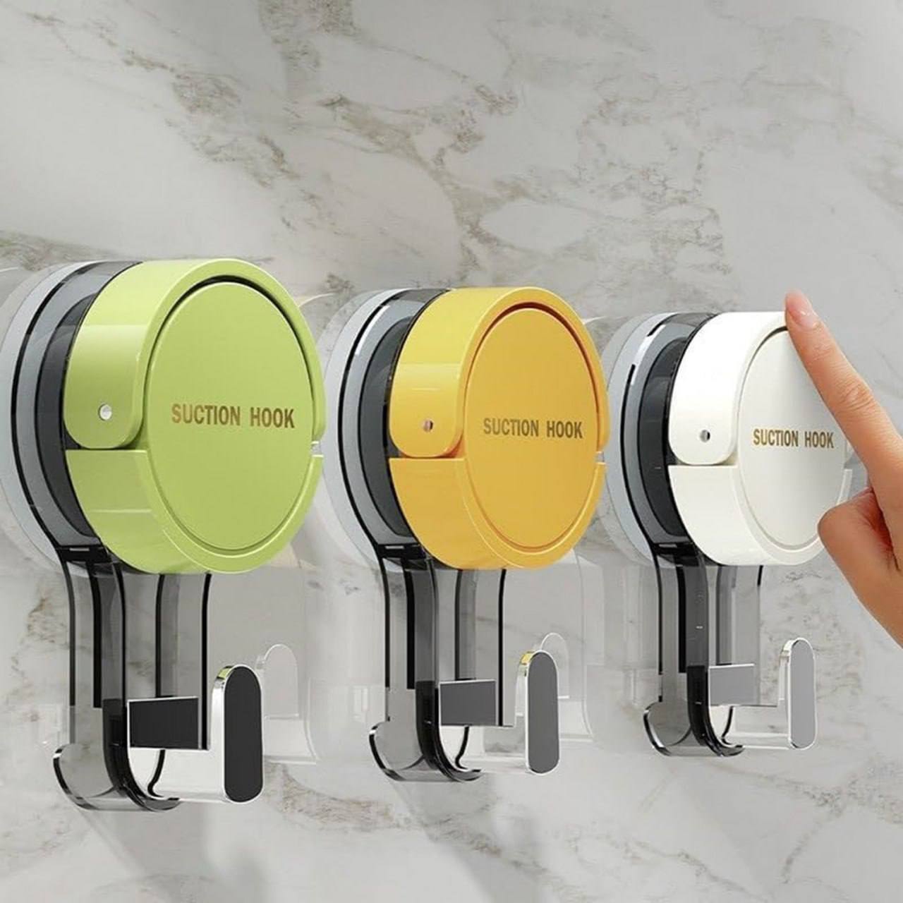 Ultra-Strong Vacuum Suction Hooks – Heavy-Duty No-Drill Wall Hooks (Pack of 2)