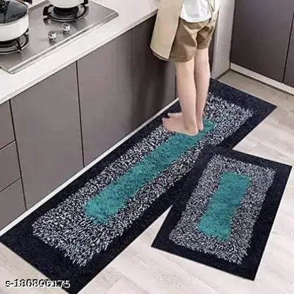 Super Absorbent Anti-Skid Kitchen Runner Mat – Soft Microfiber Floor Mat for Kitchen & Home