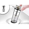Sink Hair Filter – Removable Stainless Steel Drain Stopper with Anti-Clog Basket