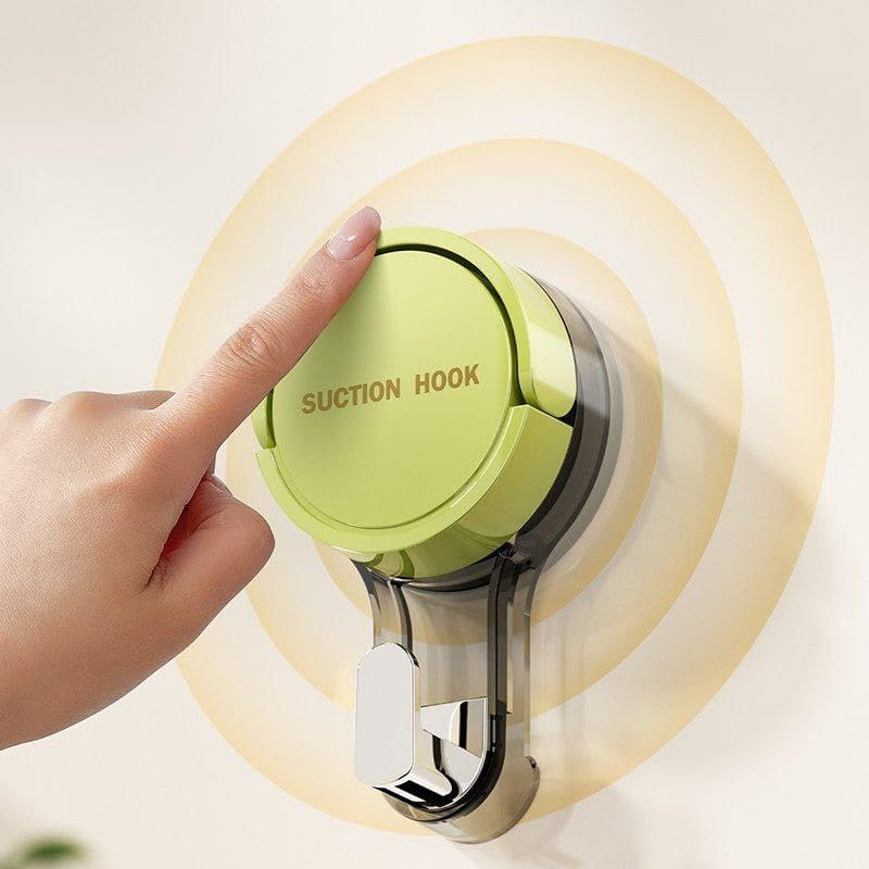 Ultra-Strong Vacuum Suction Hooks – Heavy-Duty No-Drill Wall Hooks (Pack of 2)
