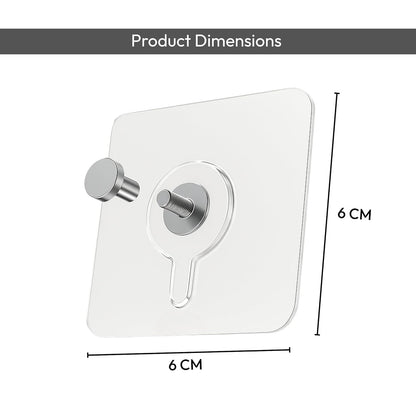Self Adhesive Wall Hooks – Heavy Duty No-Drill Photo Frame Hooks (Pack of 15)
