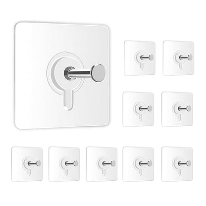 Self Adhesive Wall Hooks – Heavy Duty No-Drill Photo Frame Hooks (Pack of 15)