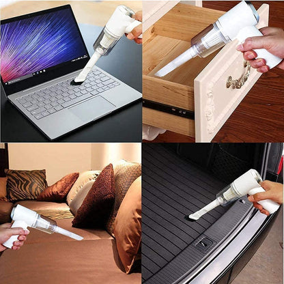 Wireless Car Vacuum Cleaner 120W – 2-in-1 Air Duster with 6000Pa Suction & HEPA Filter