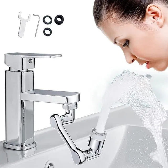 1080° Swivel Faucet Aerator – Rotatable Tap Extender with 2 Spray Modes & Splash Filter
