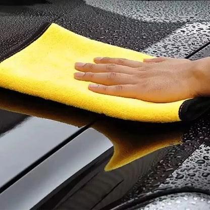 Wings Star Microfiber Cloth Set – 340 GSM Thick, Lint-Free Cleaning Towels (Pack of 3)