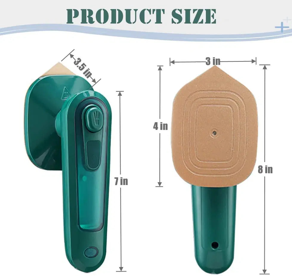 Portable Travel Steam Iron – Mini Handheld Dry & Wet Garment Steamer with Titanium Plate